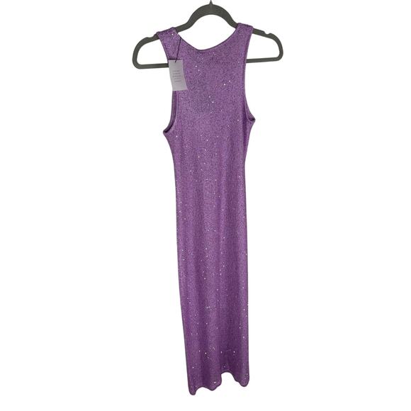 Lovers and Friends Hollis Sequin Embellished Beachy Coastal Party Lavender Small - Picture 12 of 12